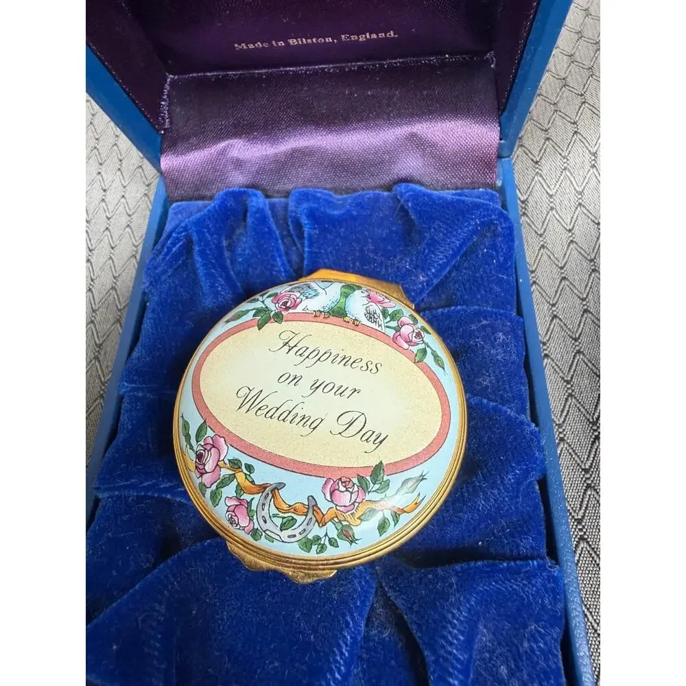 Enamel Trinket Box halycon days